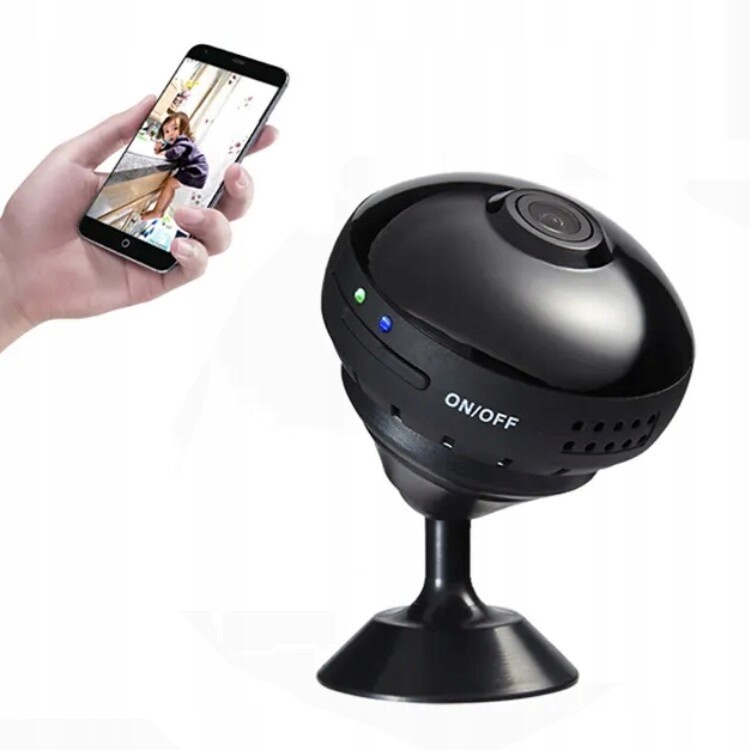 Mini Špionážní Kamera Na Baterie Magnet Držák Full Hd 1080P Wifi