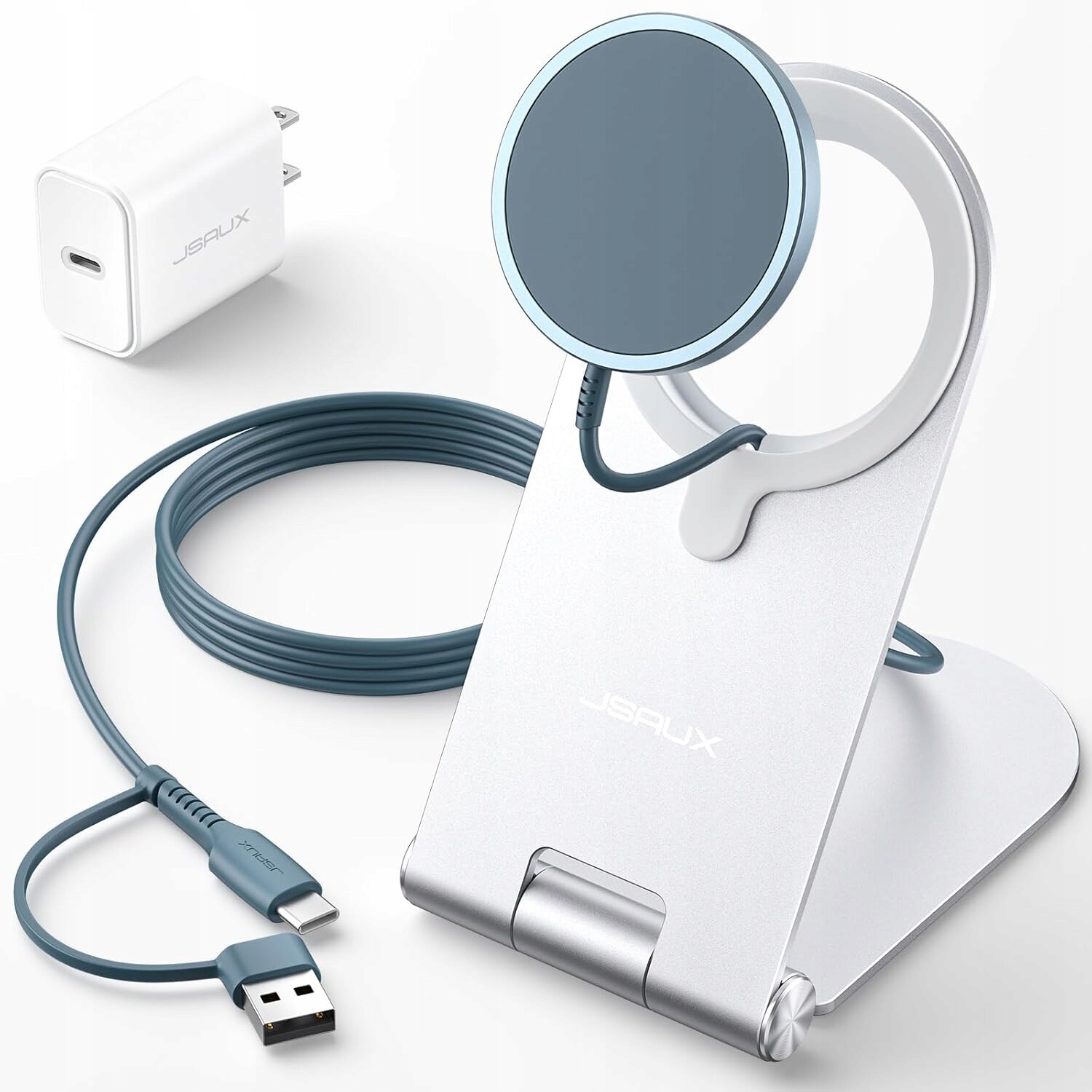 Bezdrátová Magnetická Nabíječka Kompatibilní S Nabíječkou Magsafe Jsaux