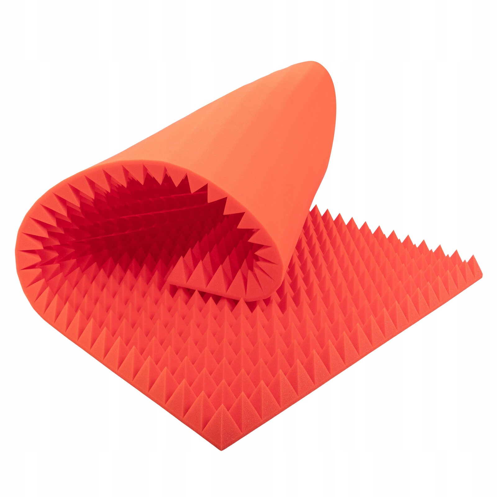 Akustická pěna Melounová pyramida 7 cm bez lepidla eliminující dozvuk 2 m2