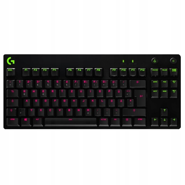 Klávesnice Logitech G Pro Gx Blue Clicky Mechanická Deu Qwertz