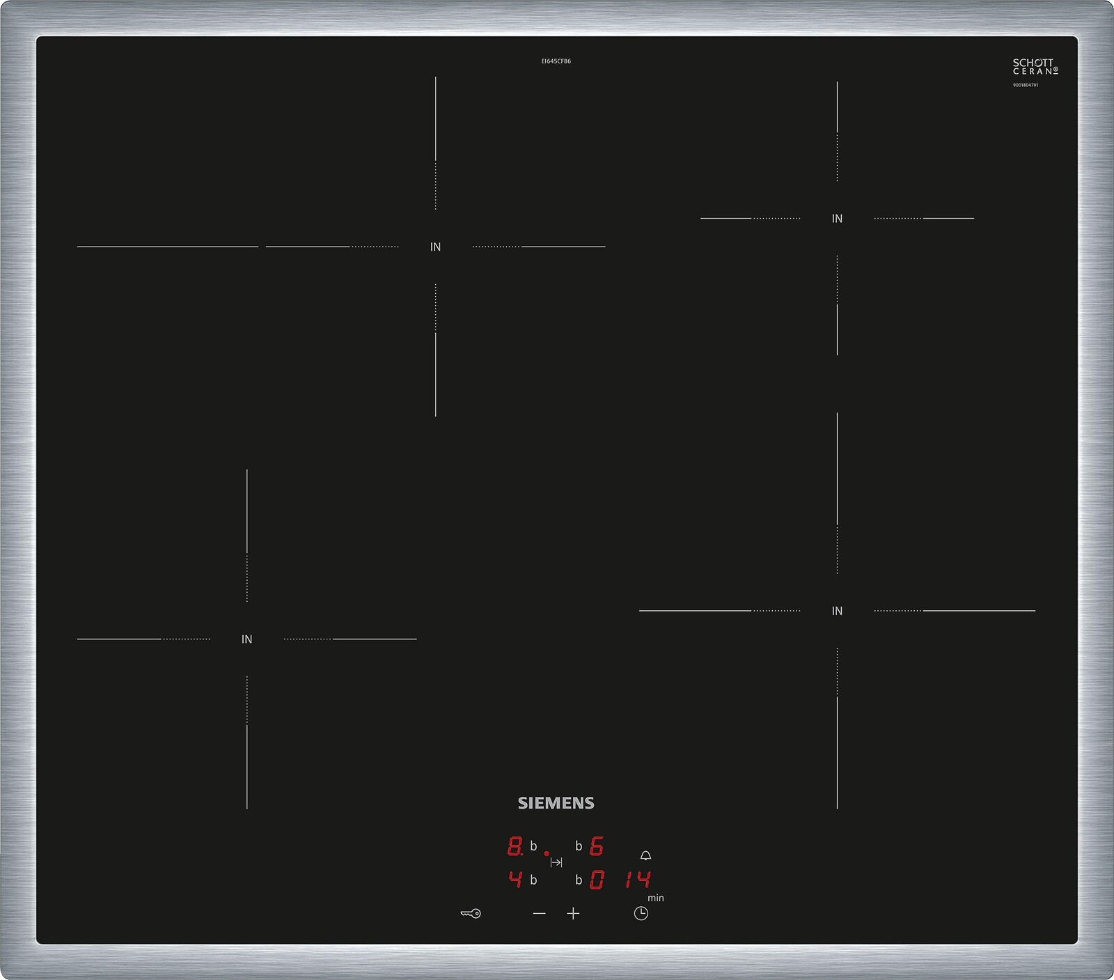 Siemens EI645CFB6E iQ300, indukční varná deska, 60