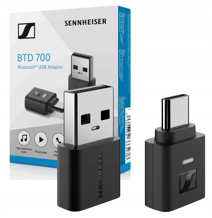 Sennheiser Btd 700 univerzální adaptér Bluetooth 5.4 Auracast aptX Lossless