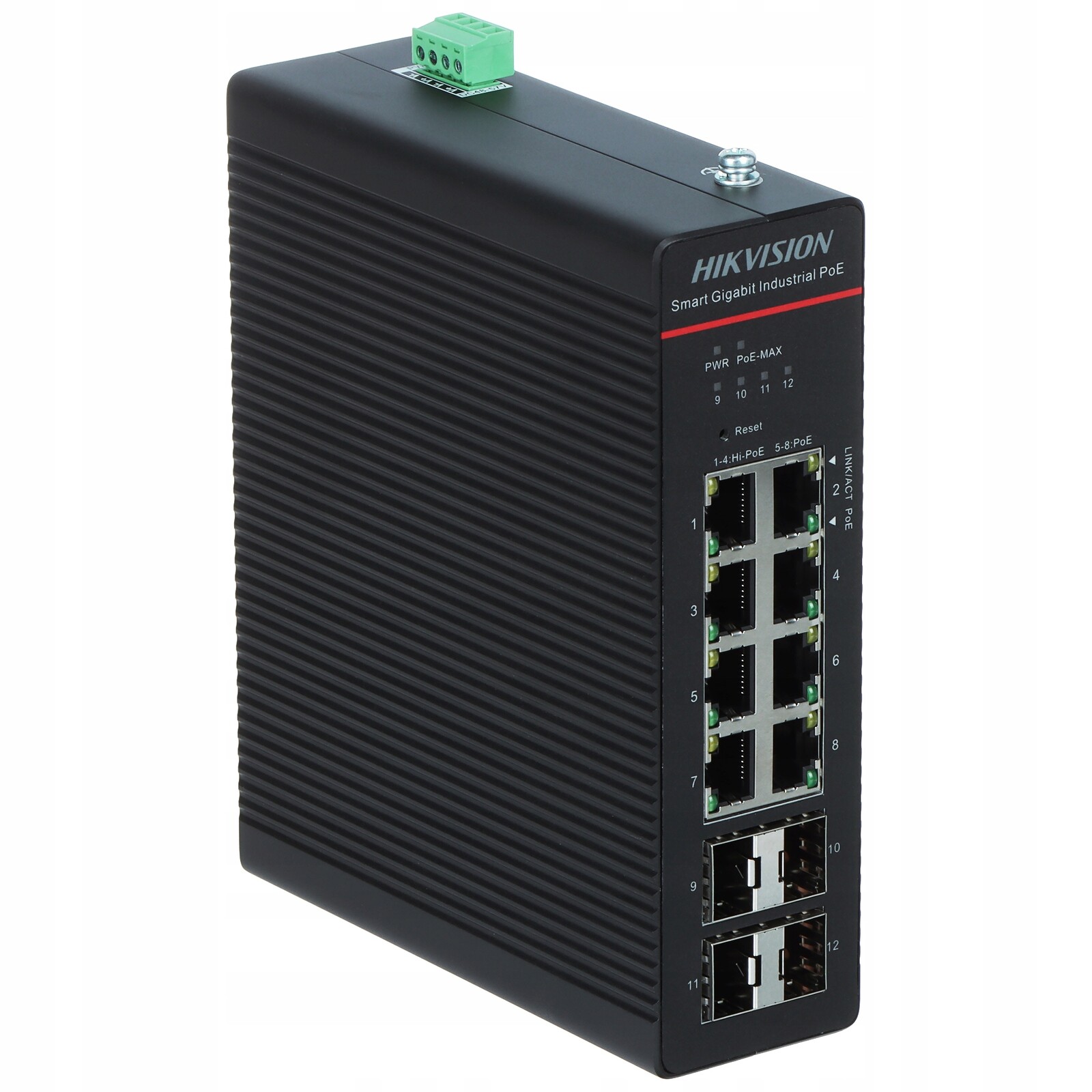 Switch Poe DS-3T1512HP-SI-8P4F/NOPOWER 8-PORTOVÝ Sfp Hikvision