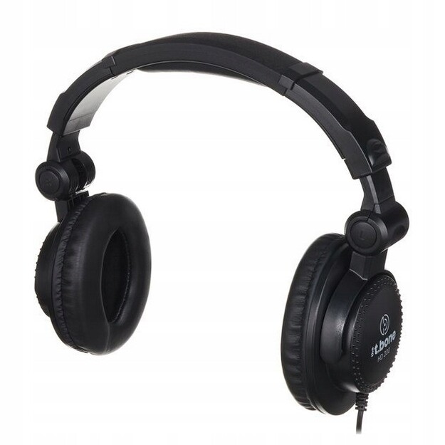 Studiová sluchátka s otočnými náušníky the t.bone Hd 200