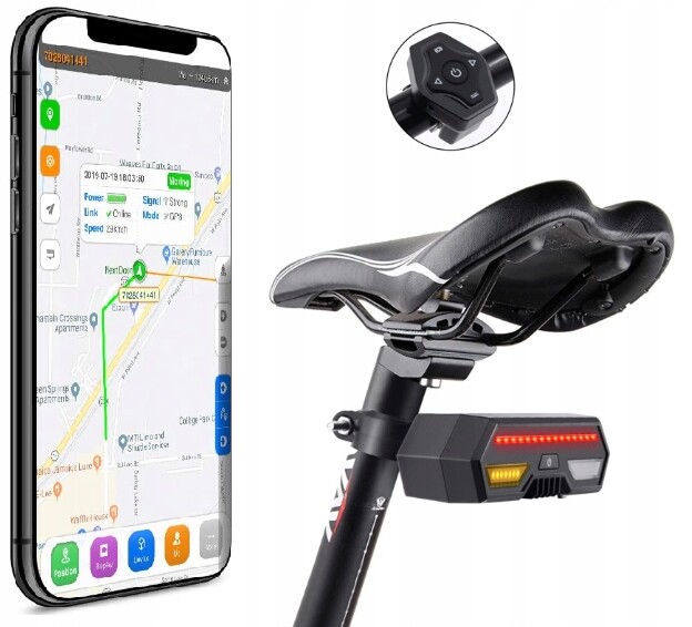 Gps Lokátor Tracker Sinotrack ST908 Led Blinkr Stop Dálkové Ovládání App
