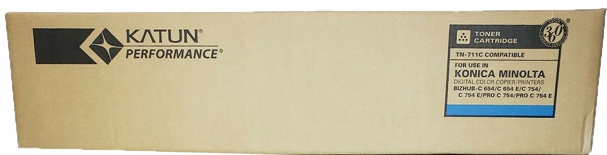 Toner Katun TN711C 52929 A3VU450 Konica Minolta bizhub bizhub C654 Pro C754