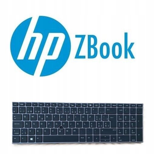 Klávesnice pro notebooky Hp ZBook 17 G5/G6 Qwertz švýcarská (sw) L28407-BG1
