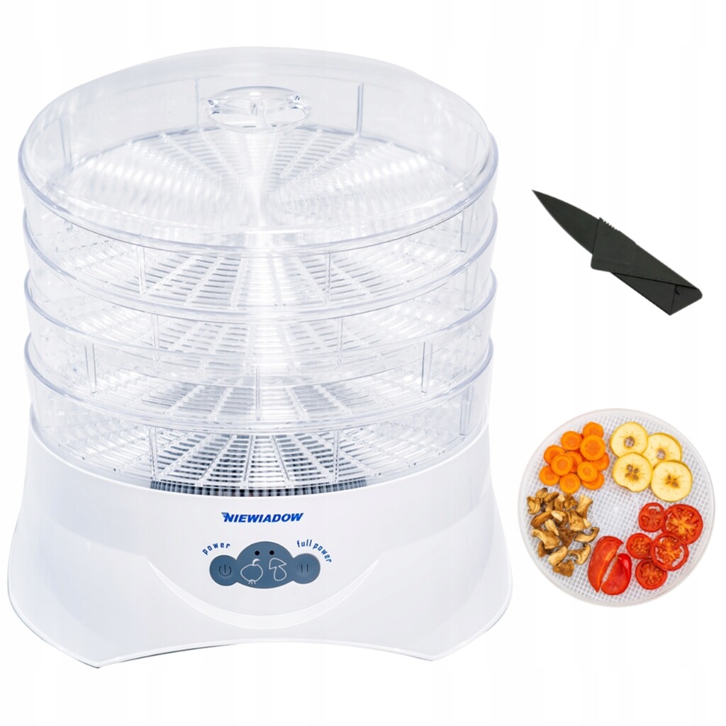 Sušička Hub Ovoce Zeleniny Bylin Niewiadów 450 W Domácí 4 Síta Tichá