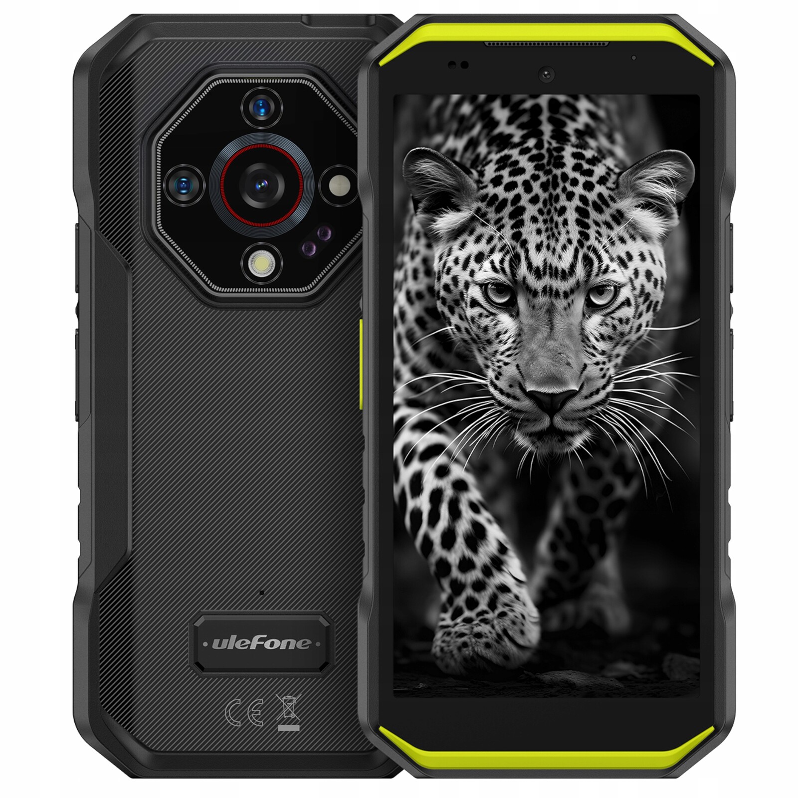 Pancéřový smartphone Ulefone Armor X32 6GB 128GB 4G Lte Noční vidění Zelený