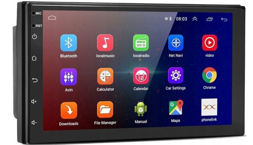 2DIN rádio KP7040 s Androidem 10 – Gps, Bluetooth, Usb, 7