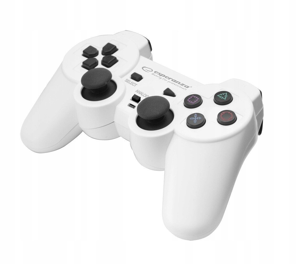 Gamepad PS3/PC Trooper Bílý/černý