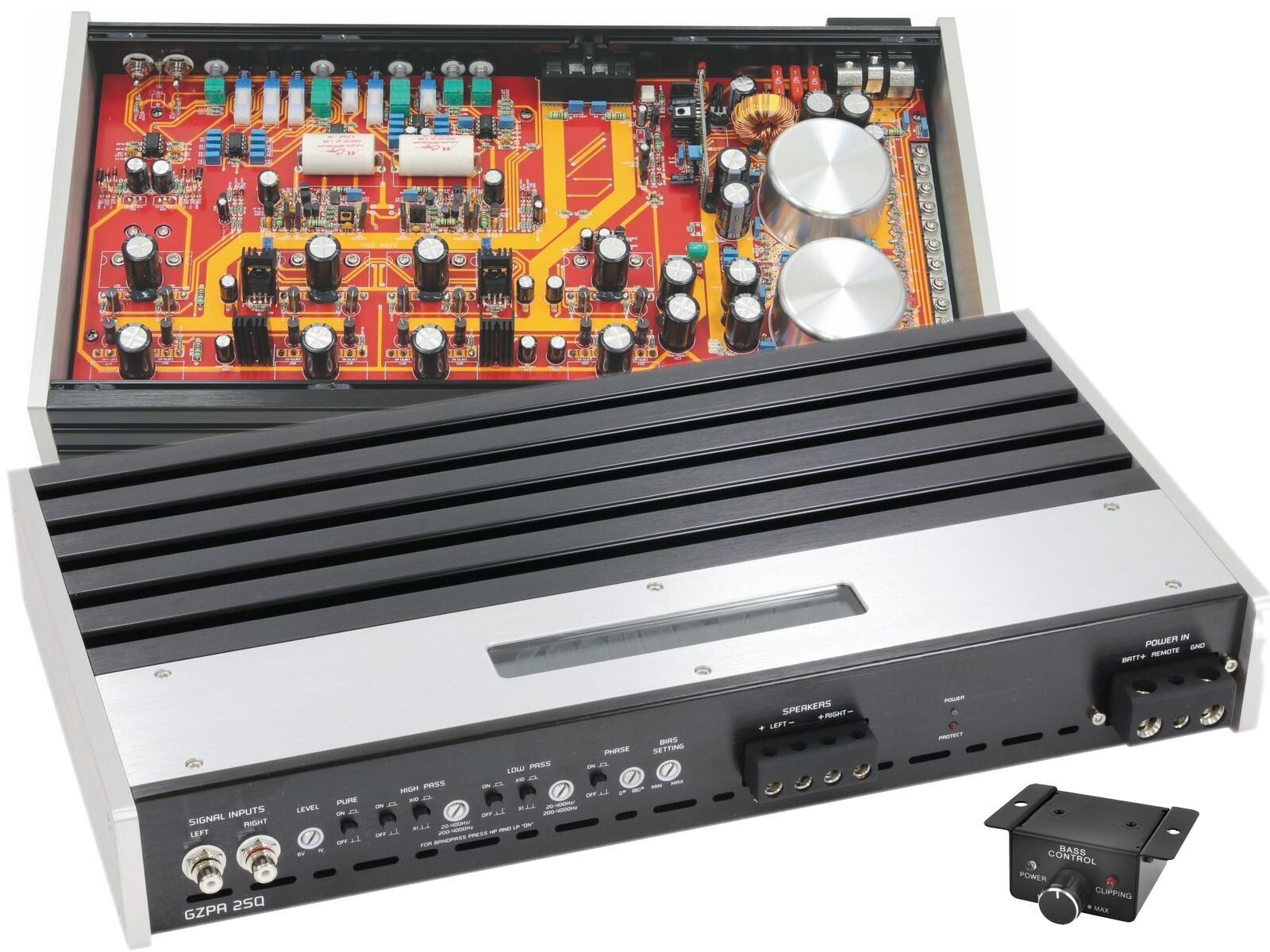 Ground Zero Gzpa 2SQ 2kanálový automobilový zesilovač Sound Quality