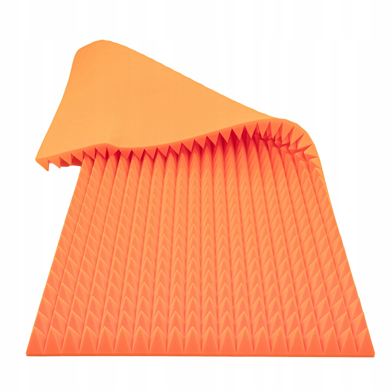 Akustická tlumící pěna Pyramidální absorbující oranžovou 7 cm