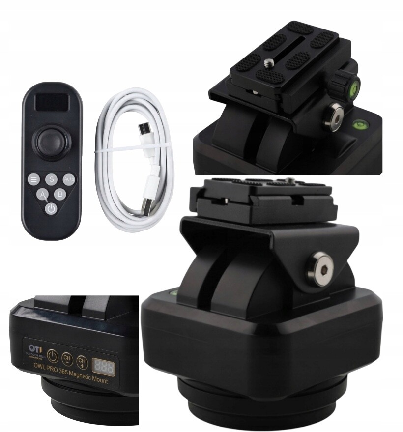 Dálkově ovládaný gimbalový stativ Owl Pro 365 pro termokameru Set