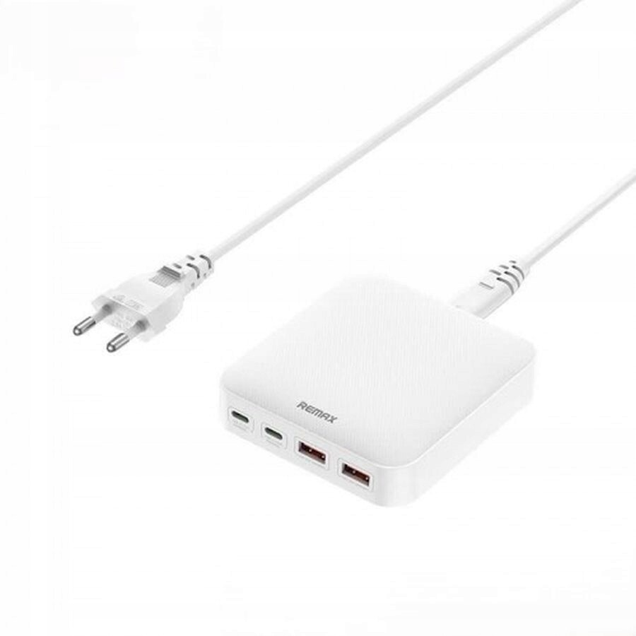 Cestovní Síťová Nabíječka Remax Dongfeng 65W GaN Pd Qc 2xUSB-C/2xUSB Bílá