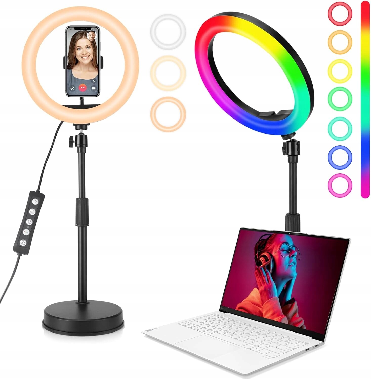 kruhová lampa Led 10