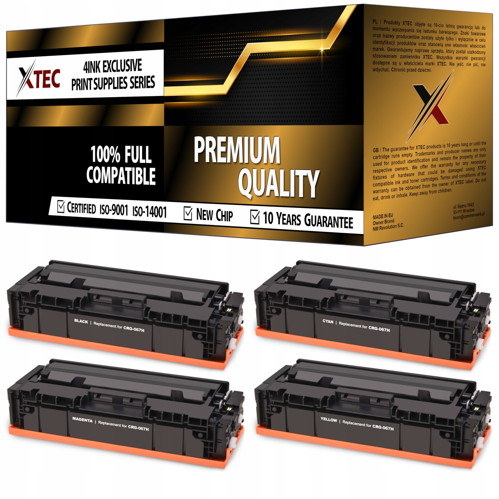 Tonery XL Pro Canon MF651Cw MF655Cdw MF657Cdw LBP631Cw LBP633Cdw S Čipem