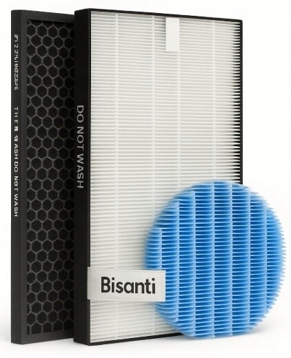 Sada filtrů Hepa H13 uhlíkový vodní pro Sharp KC-G40 KC-G50 Euw Euh