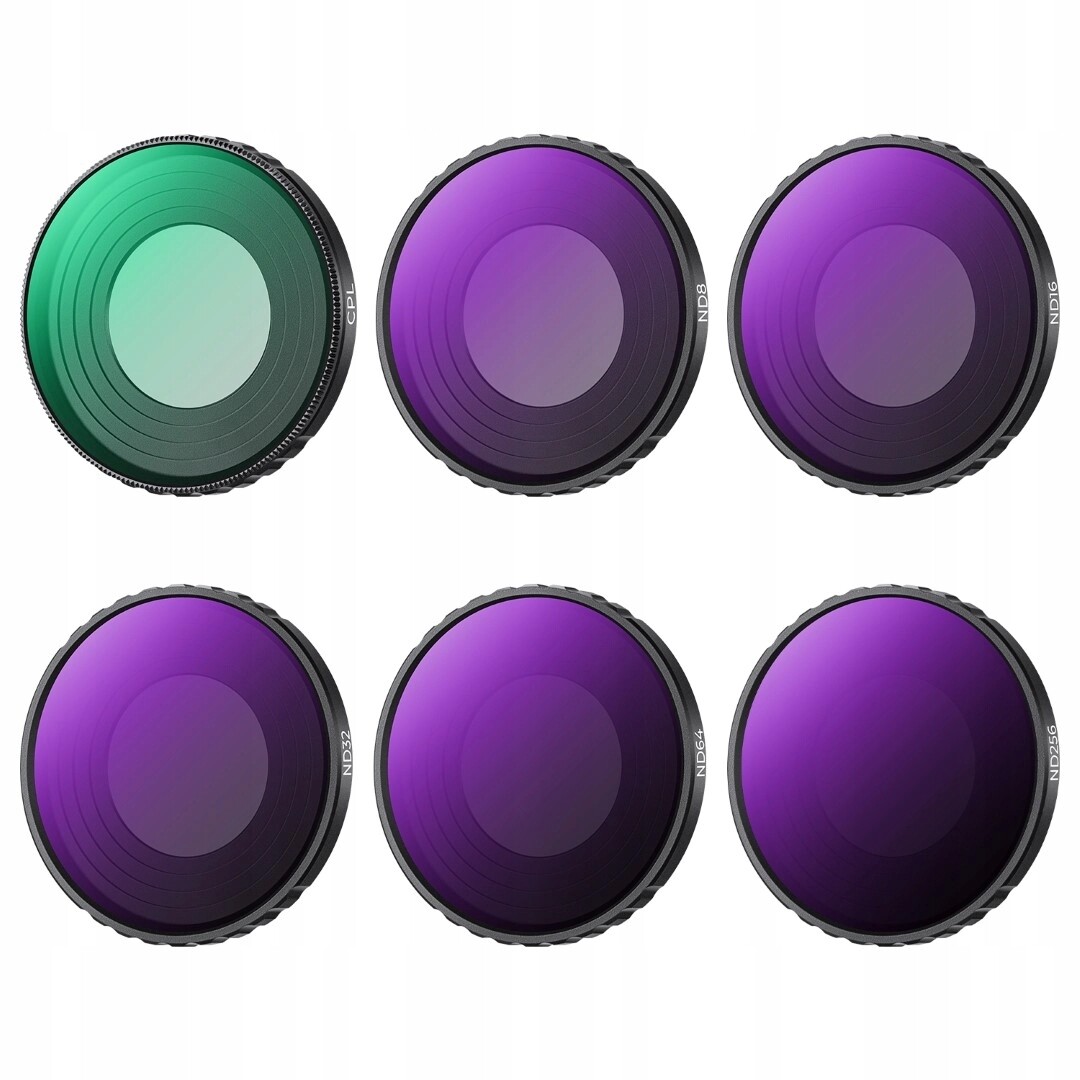 Sada 6 filtrů Nd+cpl K&f Concept pro kameru Dji Osmo Action 4 5 Pro