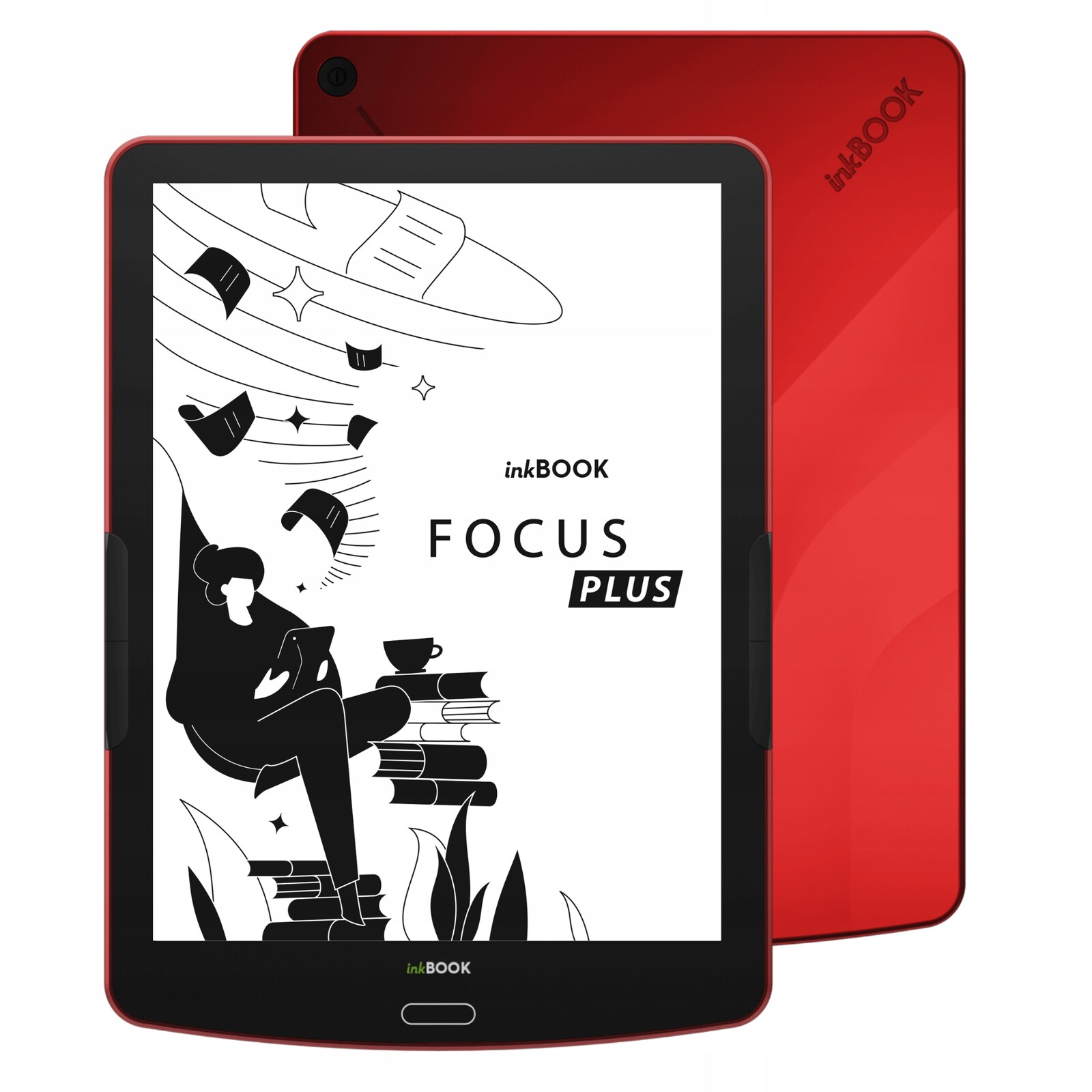 Čtečka e-knih inkBOOK Focus Plus Red 7,8