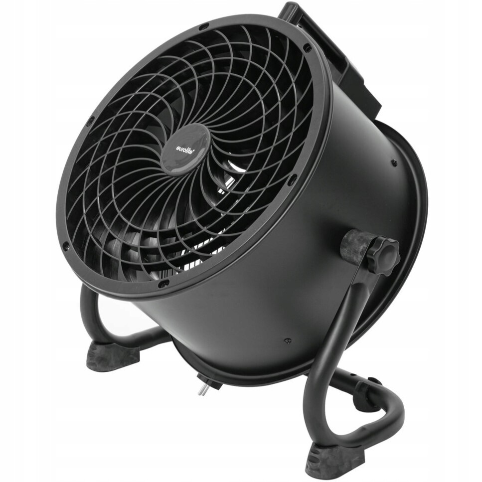 Podlahový ventilátor s regulací otáček a směru Eurolite AF-9 černý