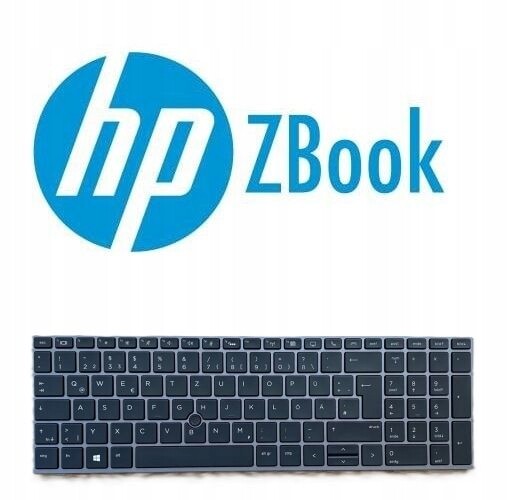 Klávesnice pro notebooky Hp ZBook 15 G5/G6 17 G5/G6 německá L28407-041