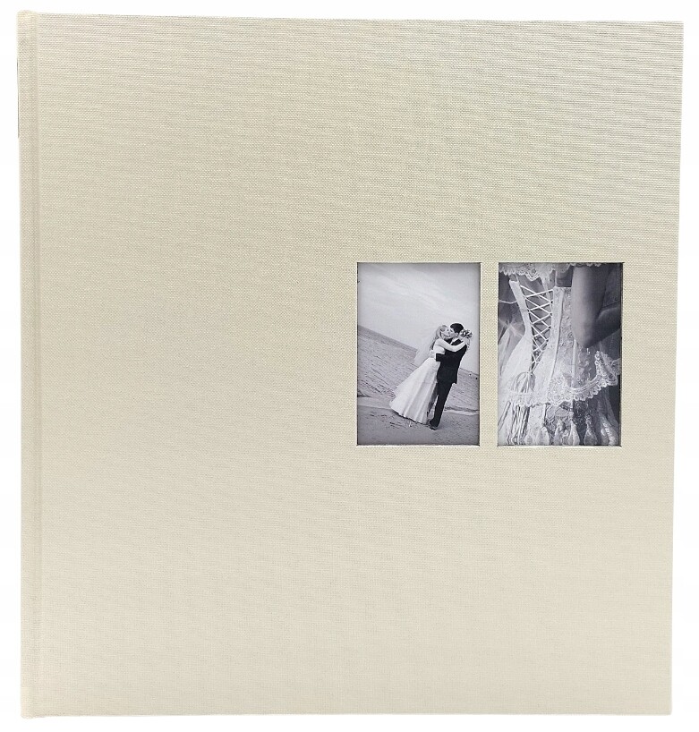 Vlepovací fotoalbum s 100 černými stranami, šité, možnost personalizace