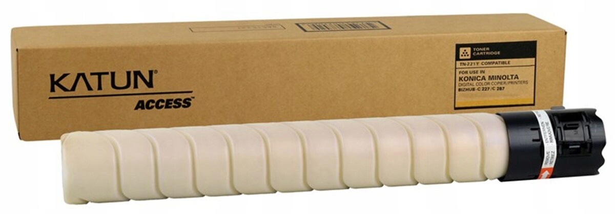 Toner Katun TN221Y 49189 A8K3250 pro Konica Minolta bizhub C227