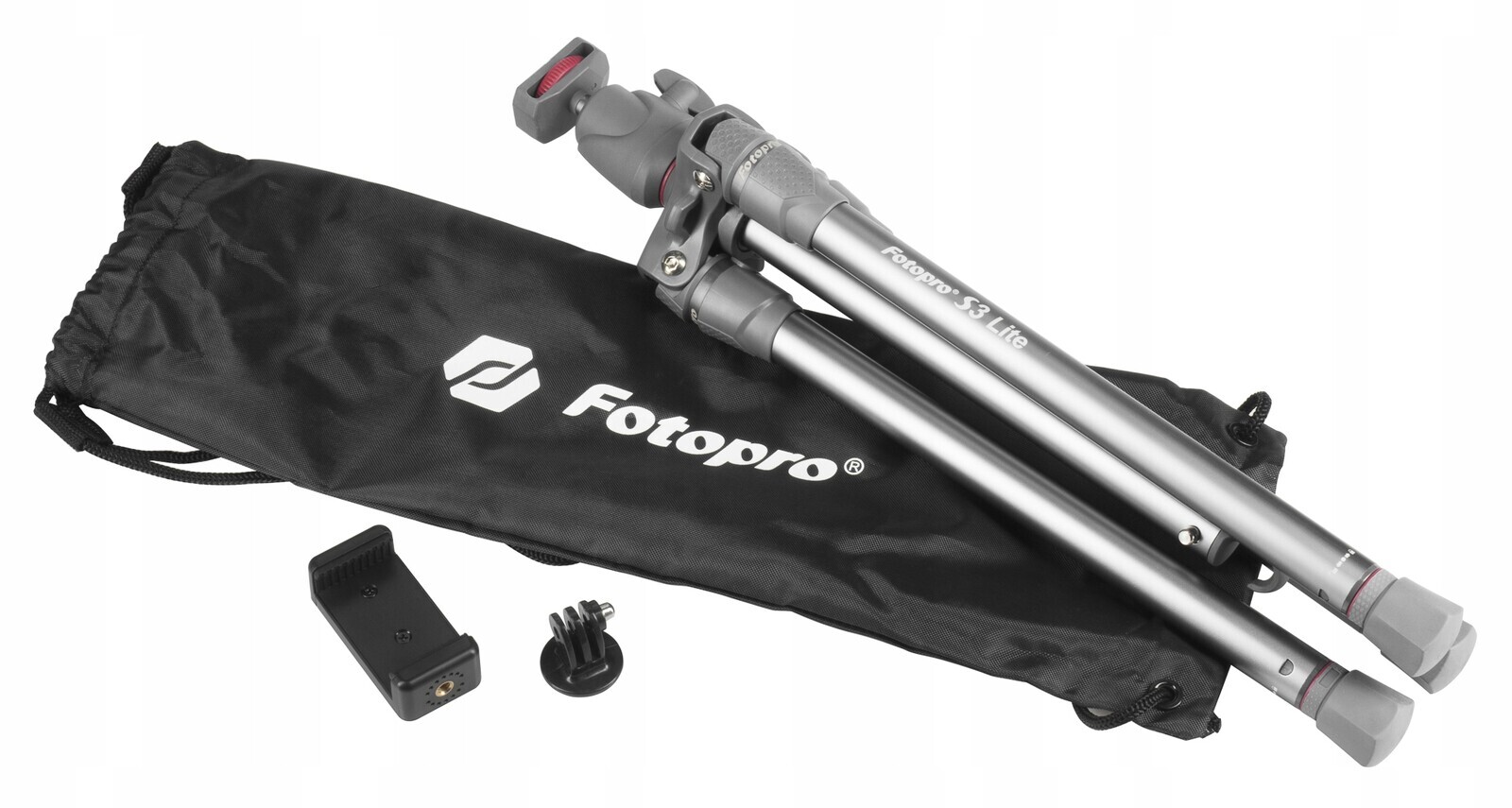 Tripod Fotopro S3 Lite 127 cm šedý