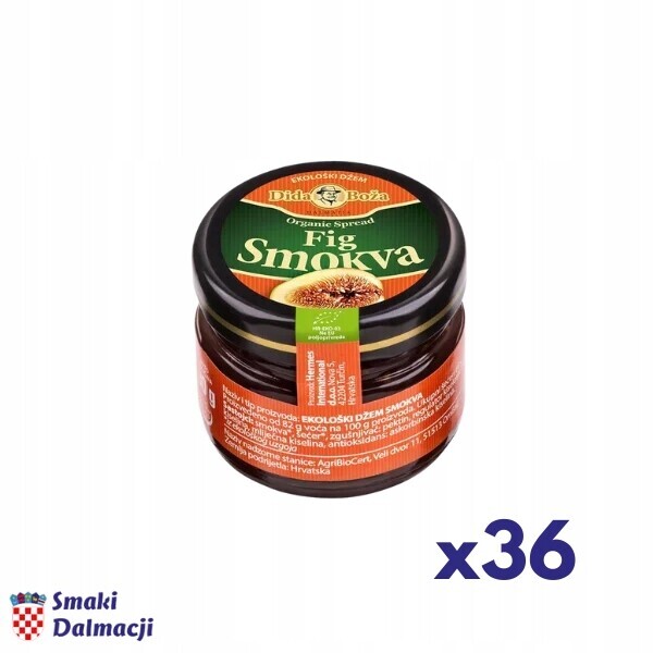Sada Marmelád s fíky (Smokva) Eko 36 x 30g Dida Boža