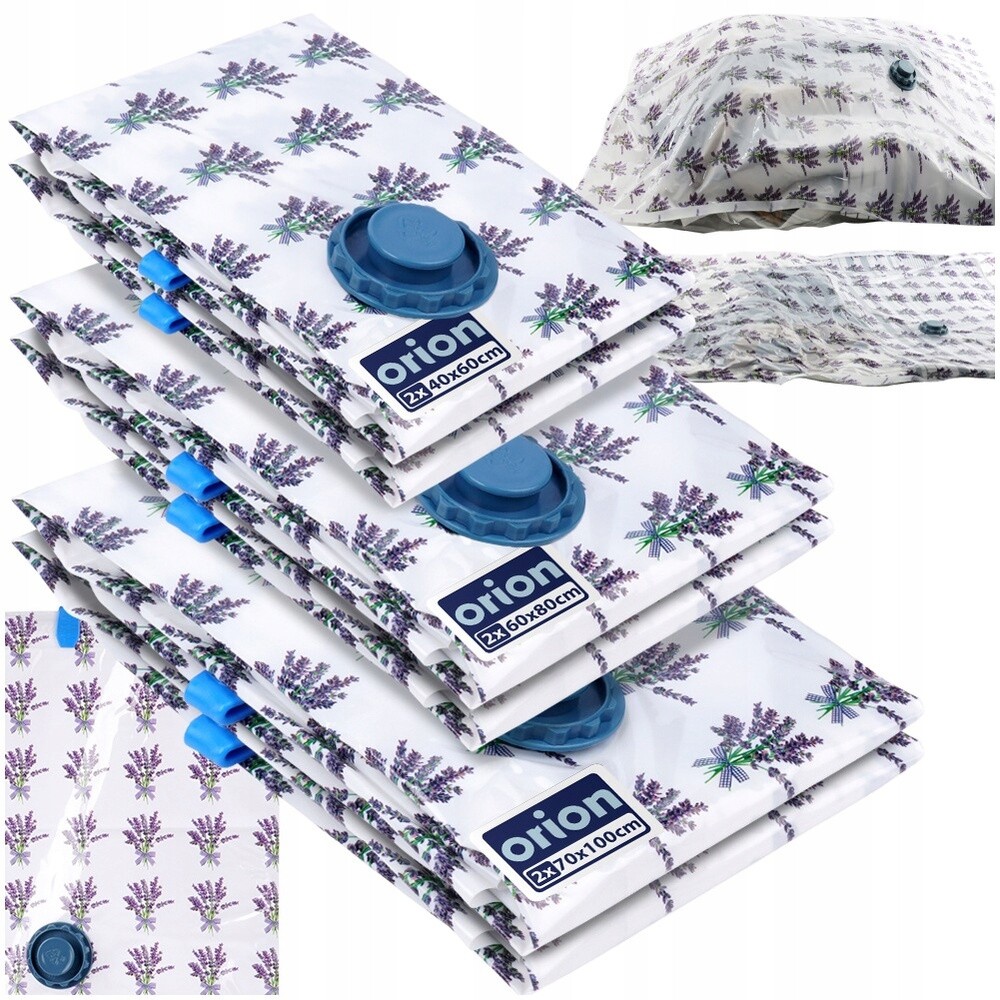 6 x Vakuové vonné sáčky Lavandulové 40x60 60x80 70x100 cm