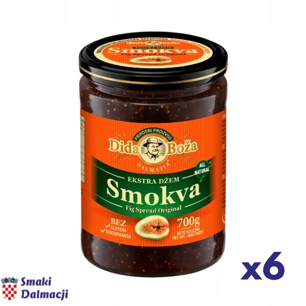 Sada Marmelád s fíky (Smokva) 6 x 700g