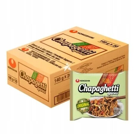 Karton polévka Chapagetti značky Nongshim140g x 20 ks