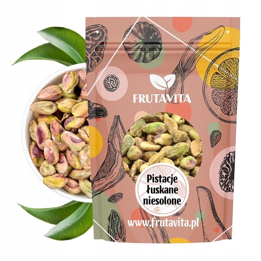 Nesolené Pistácie Loupané přírodní 500g Prémiová Kvalita Frutavita