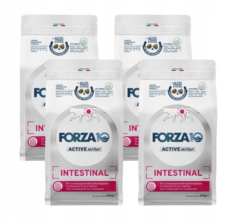 Forza10 Intestinal Active pro kočky 4 x 400 g