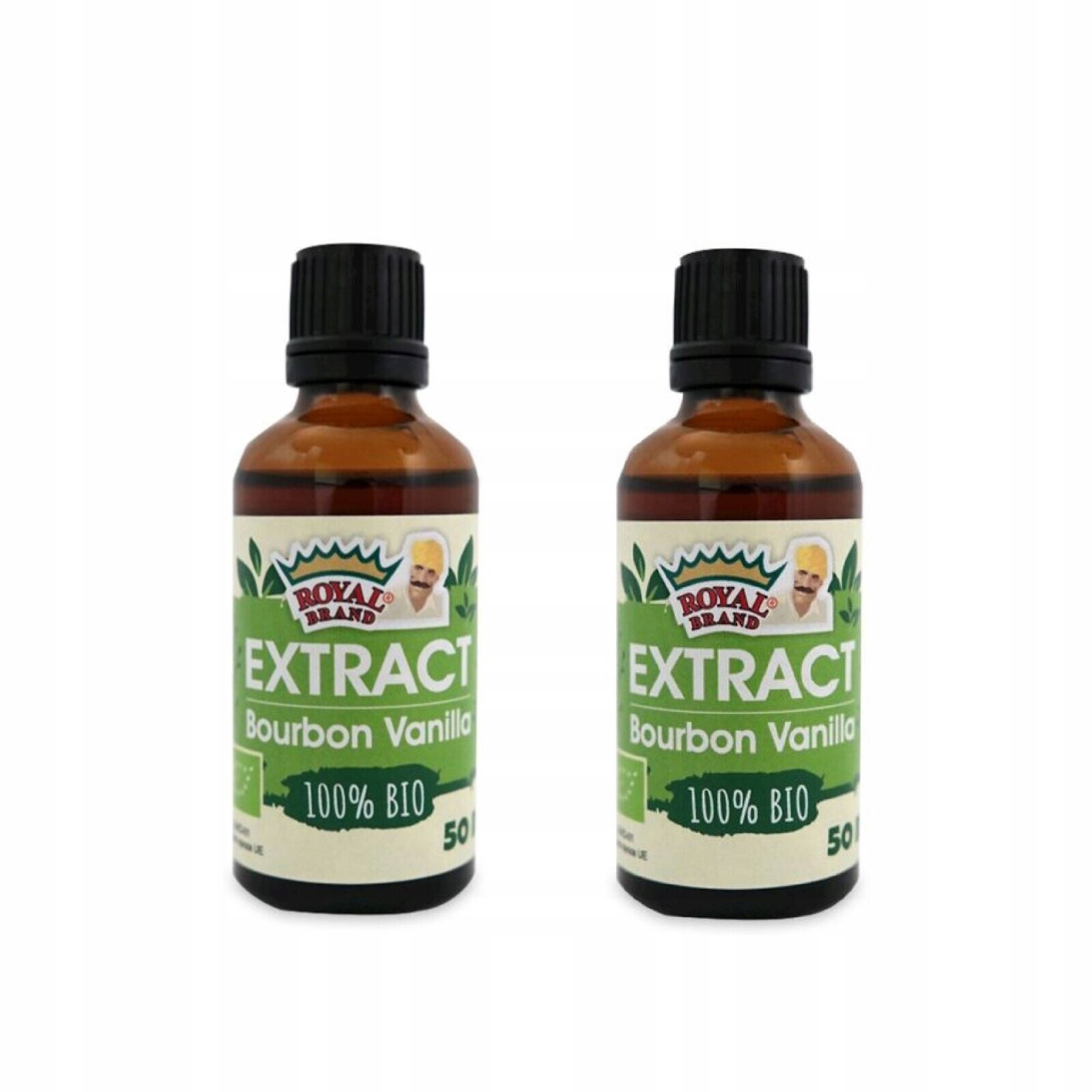 2x Bio vanilkový extrakt 50 ml přírodní pro dezerty a pečivo Royal Bran