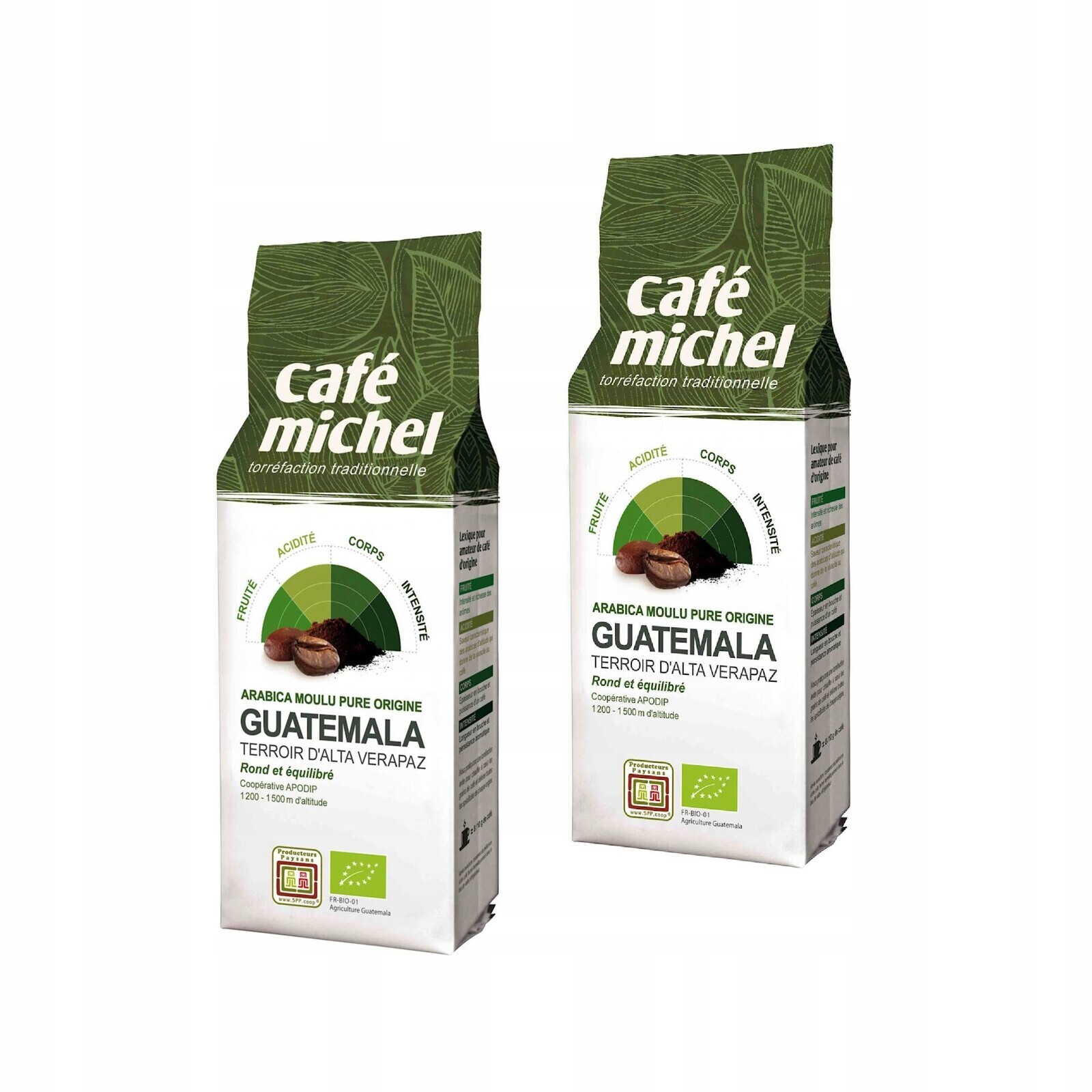 2x Mletá Káva Arabica 100% Guatemala Fair Trade Bio 250g Cafe Michel