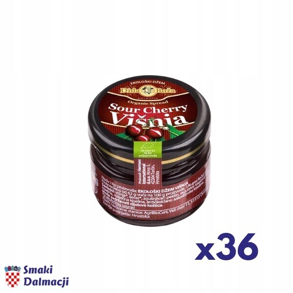 Sada marmelád z třešní (Visnia) Eko 36 x 30 g Dida Boža