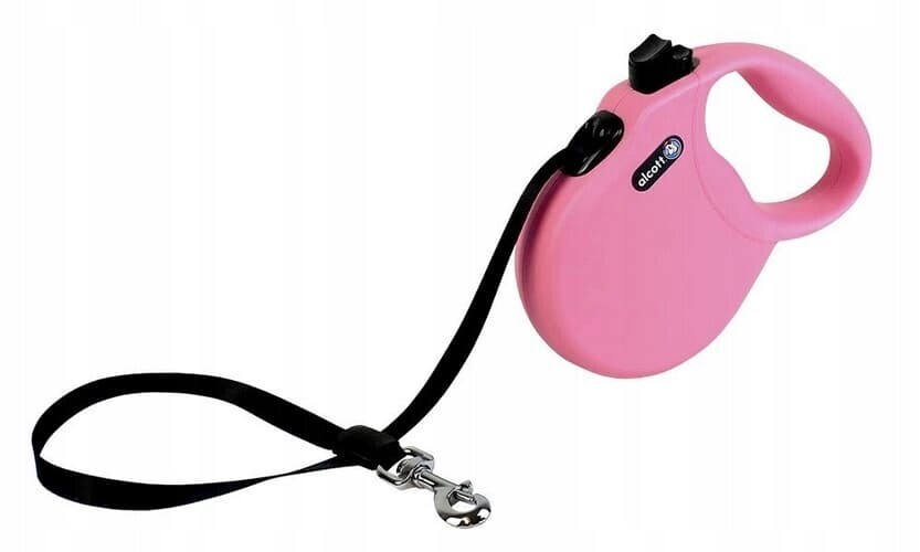 Alcott Růžové Vodítko Wanderer Velikost M, Pro Psy Do 30kg, 5m