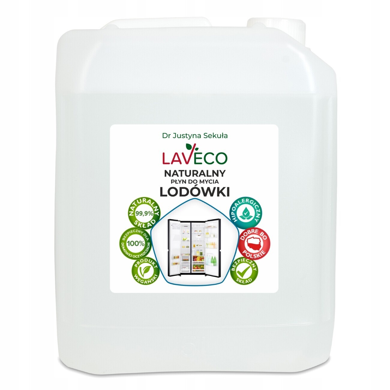 Přírodní mycí prostředek na ledničku Laveco 5 l