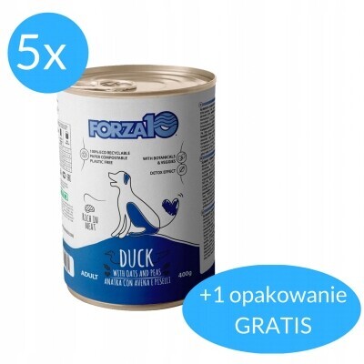 Forza10 Maintenance mokrá pro psa s kachnou 5x400 g 400 g Bonus