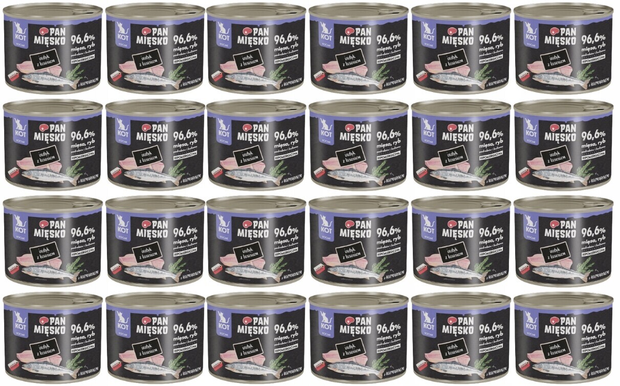 Pan Mięsko krmivo koťat krůta s lososem 24x200g