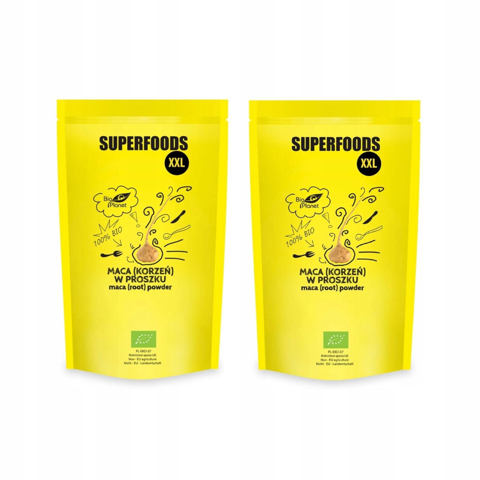 2x Maca prášková Bio 750 g kořen maca, vláknina, superpotraviny – Bio Planet