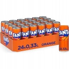 Fanta Zero Cukru Pomaranc Flavour 330ML X 24KS