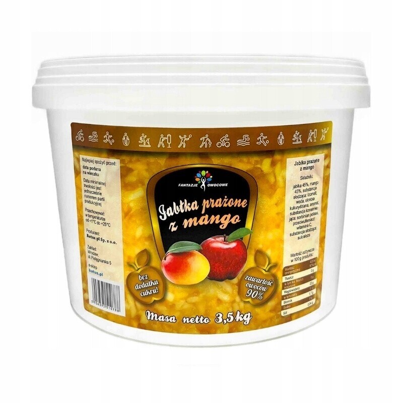 Pražená mangová jablka Bez Přidaného Cukru 3,5 kg