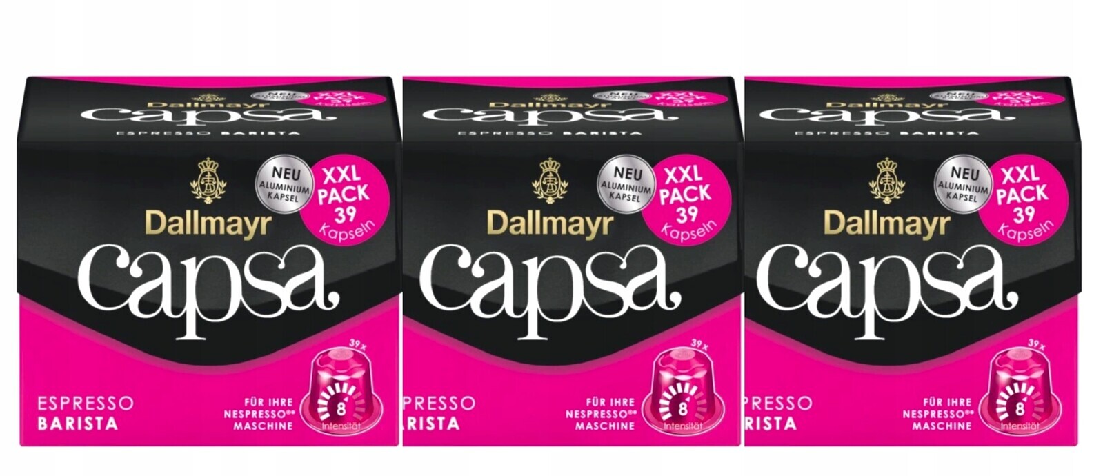 Kapsle Nespresso Dallmayr Espresso Barista 39 kusů XXL