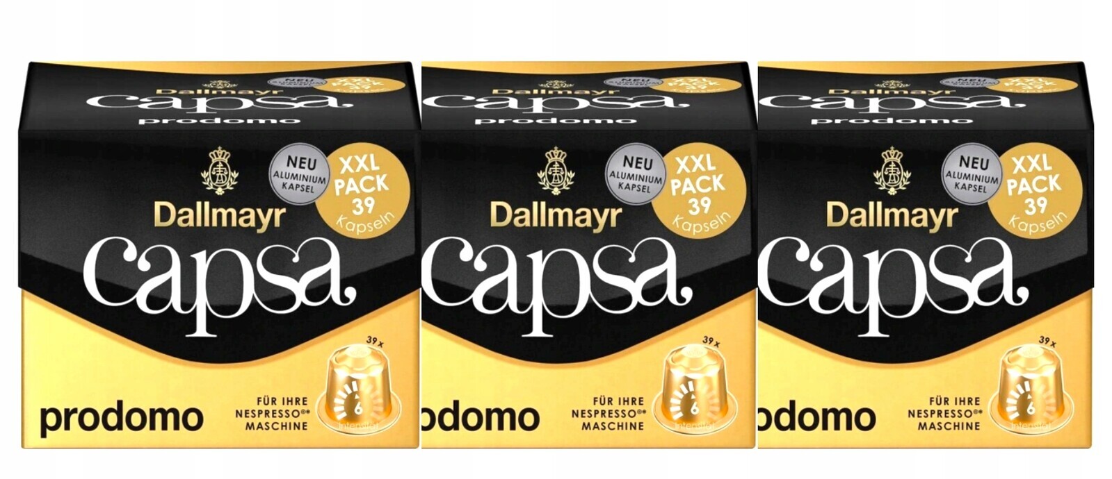 Kapsle Nespresso Dallmayr Prodomo 39 ks XXL