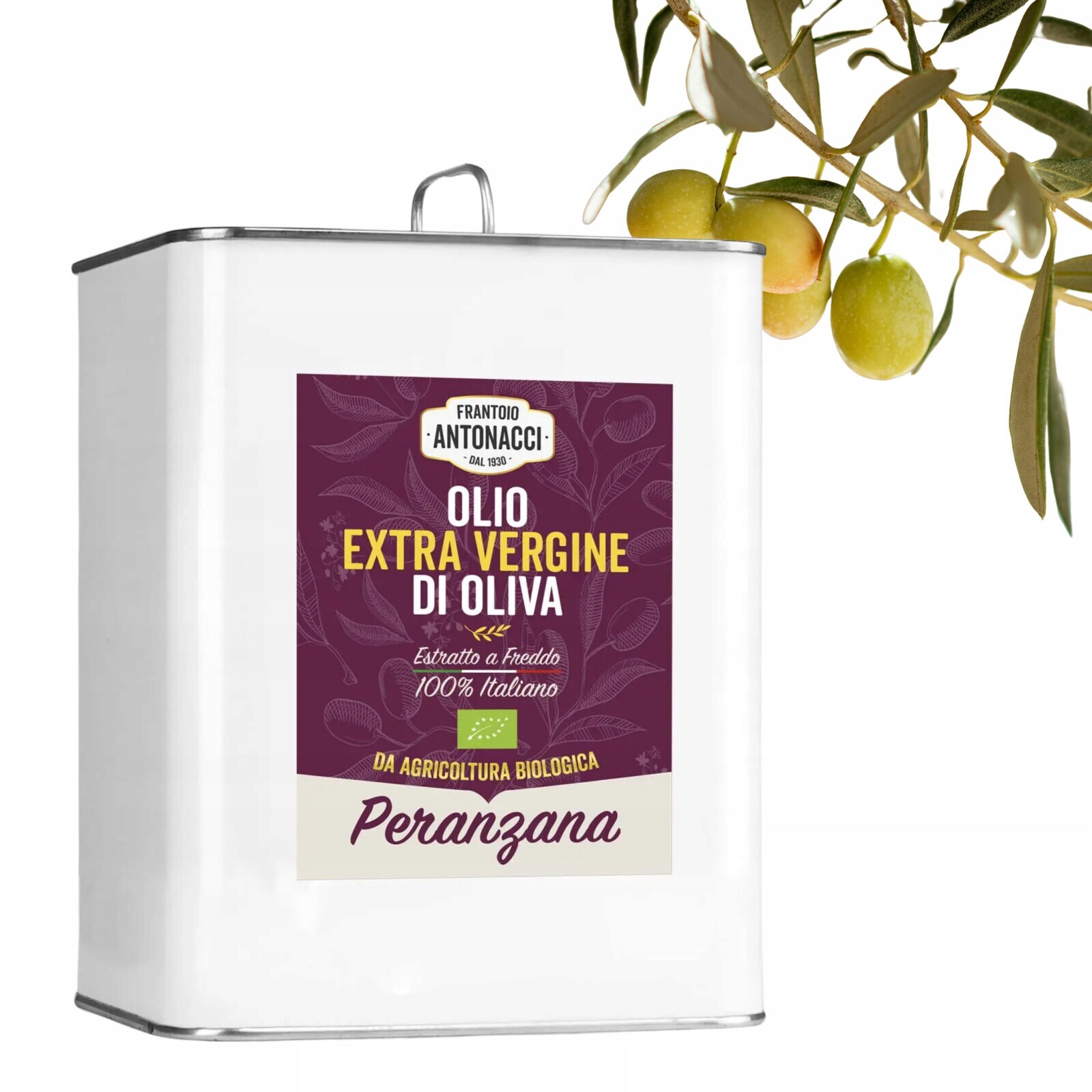 Extra Panenský Olej Antonacci Peranzana Bio Sklizeň 2024 3 L Italský