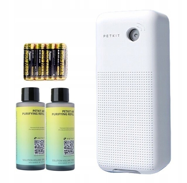 Petkit Pura Air Smart Spray deodorant do záchodu, aplikace, Led osvěžovač