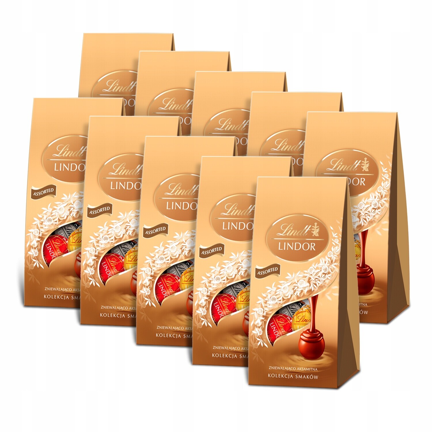 Lindt Lindor Pralinky Assorted 10x100 g